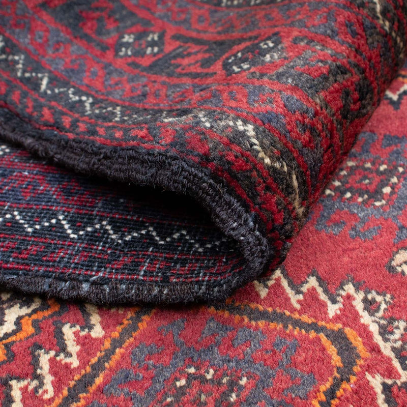 Runner Belutsch Rug - 164 x 80 cm - dark red