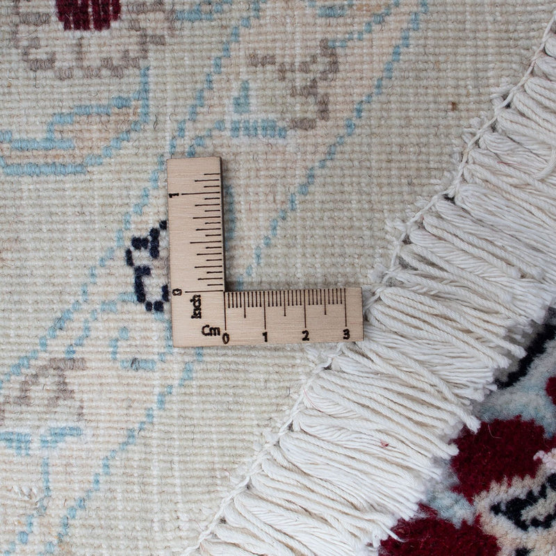 Perser Rug - Nain round  - 295 x 295 cm - dark red