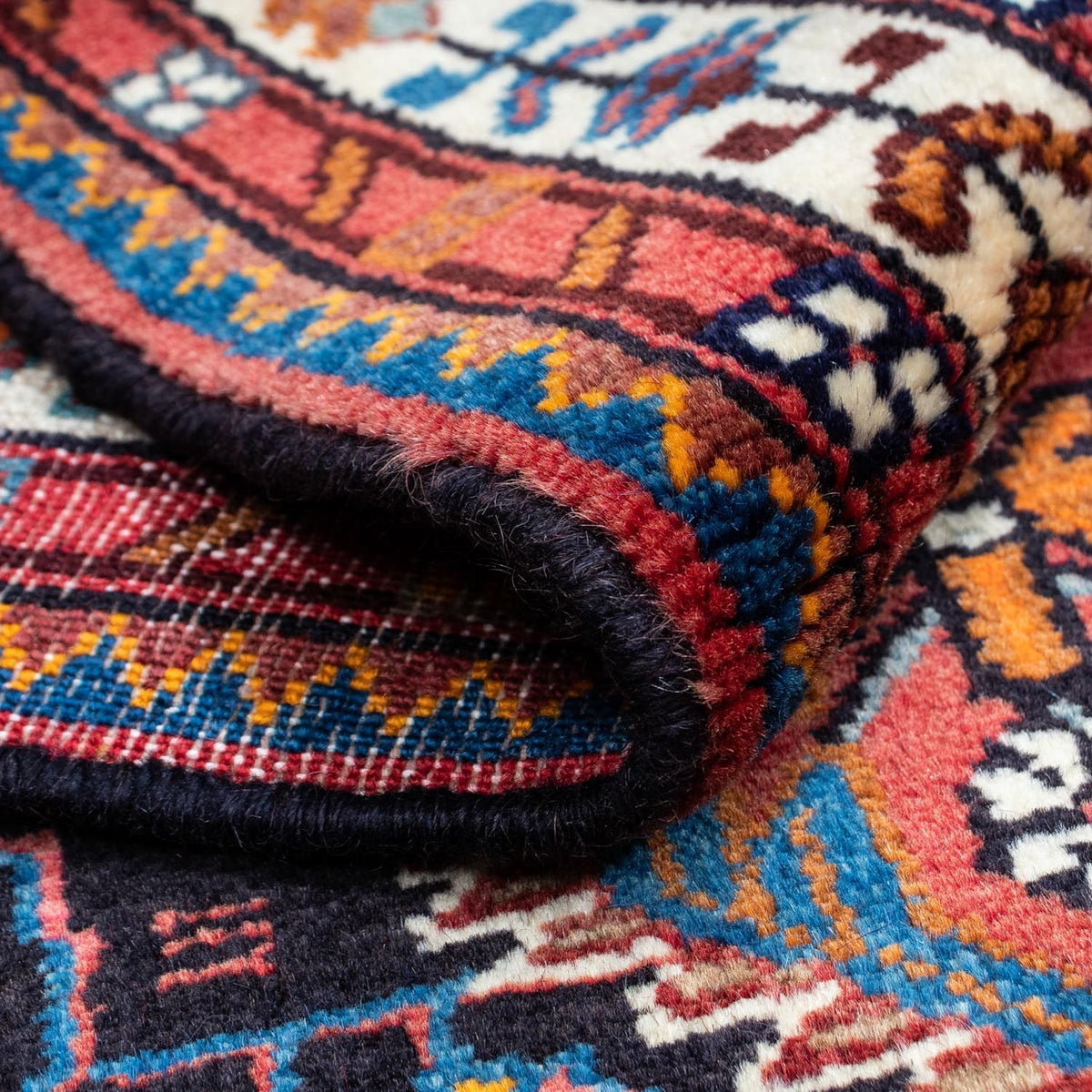 Perser Rug - Nomadic - 122 x 80 cm - light red