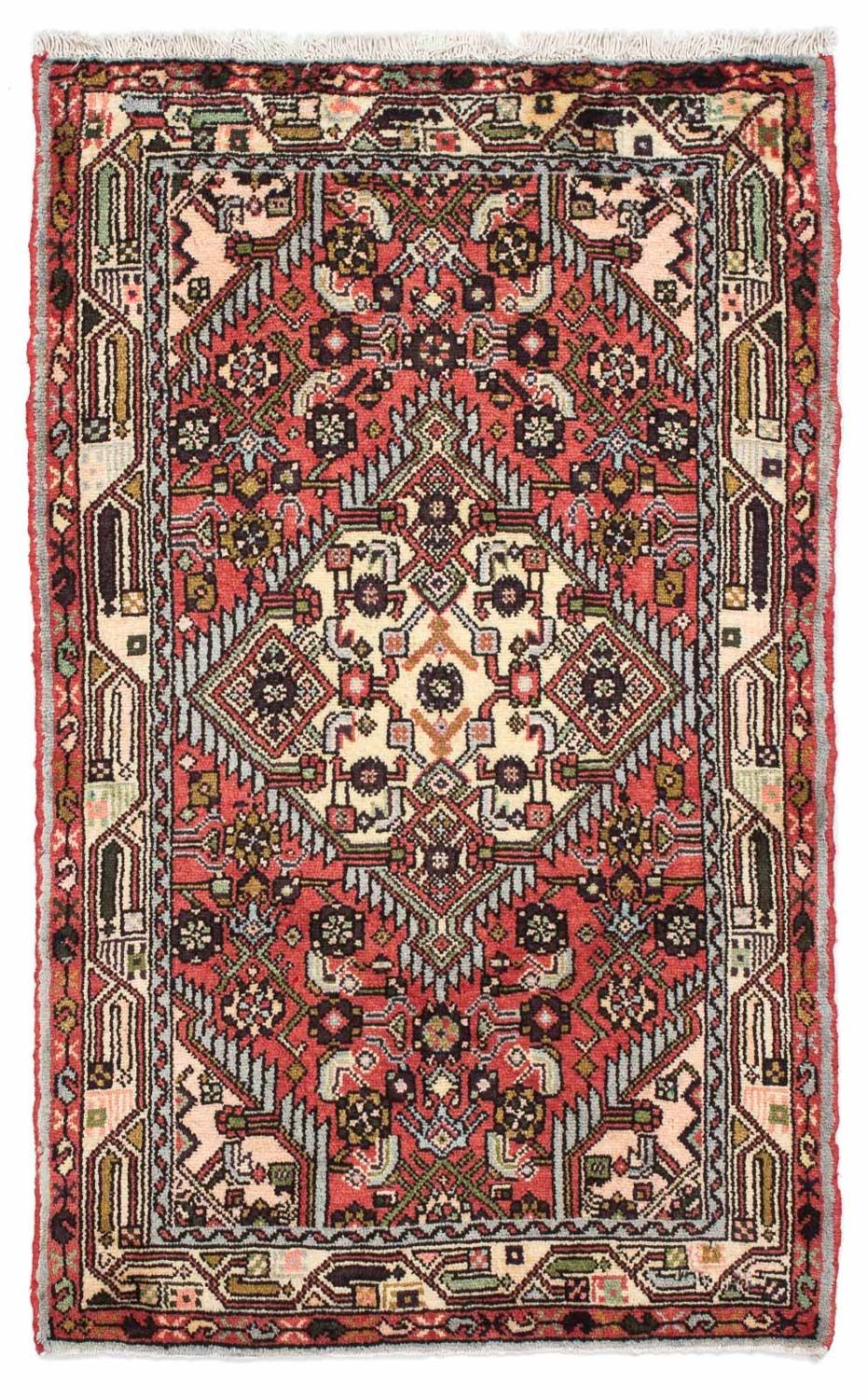 Perser Rug - Nomadic - 123 x 77 cm - light red