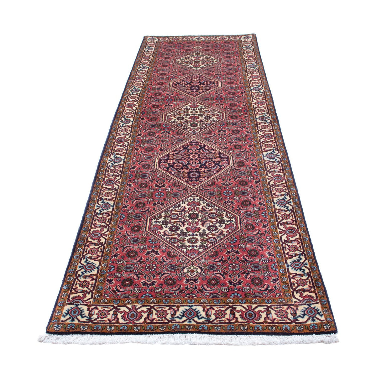 Runner Perser Rug - Bidjar - 308 x 81 cm - light red