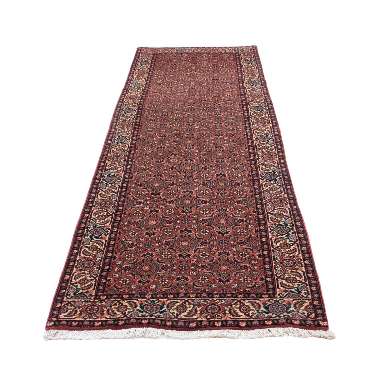 Runner Perser Rug - Bidjar - 290 x 84 cm - light red