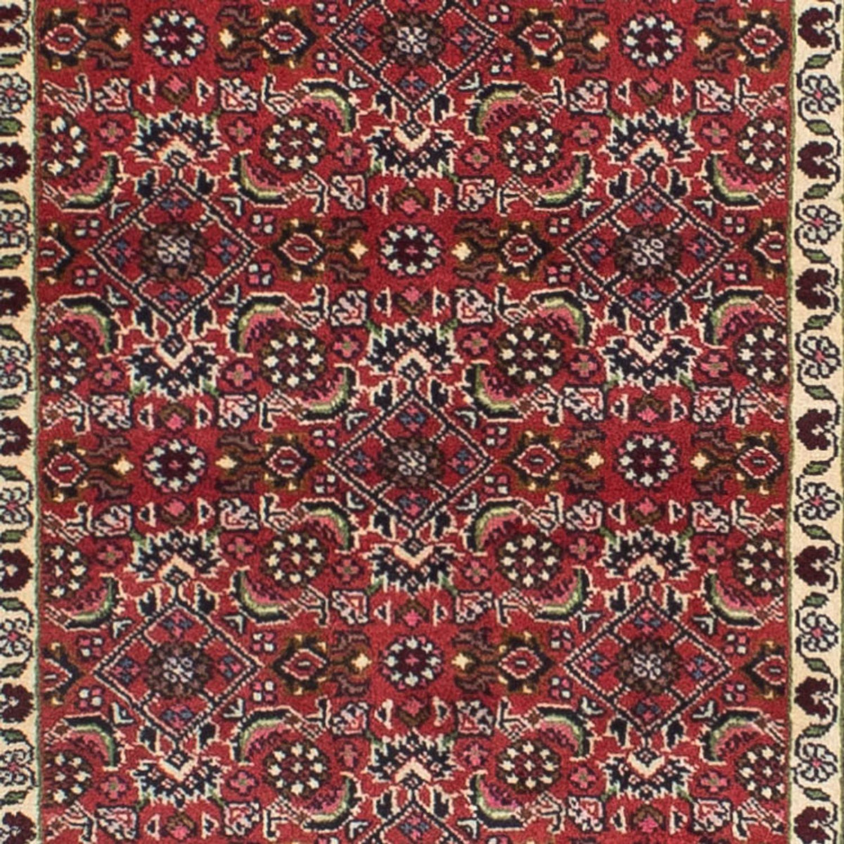 Runner Perser Rug - Bidjar - 249 x 73 cm - light red