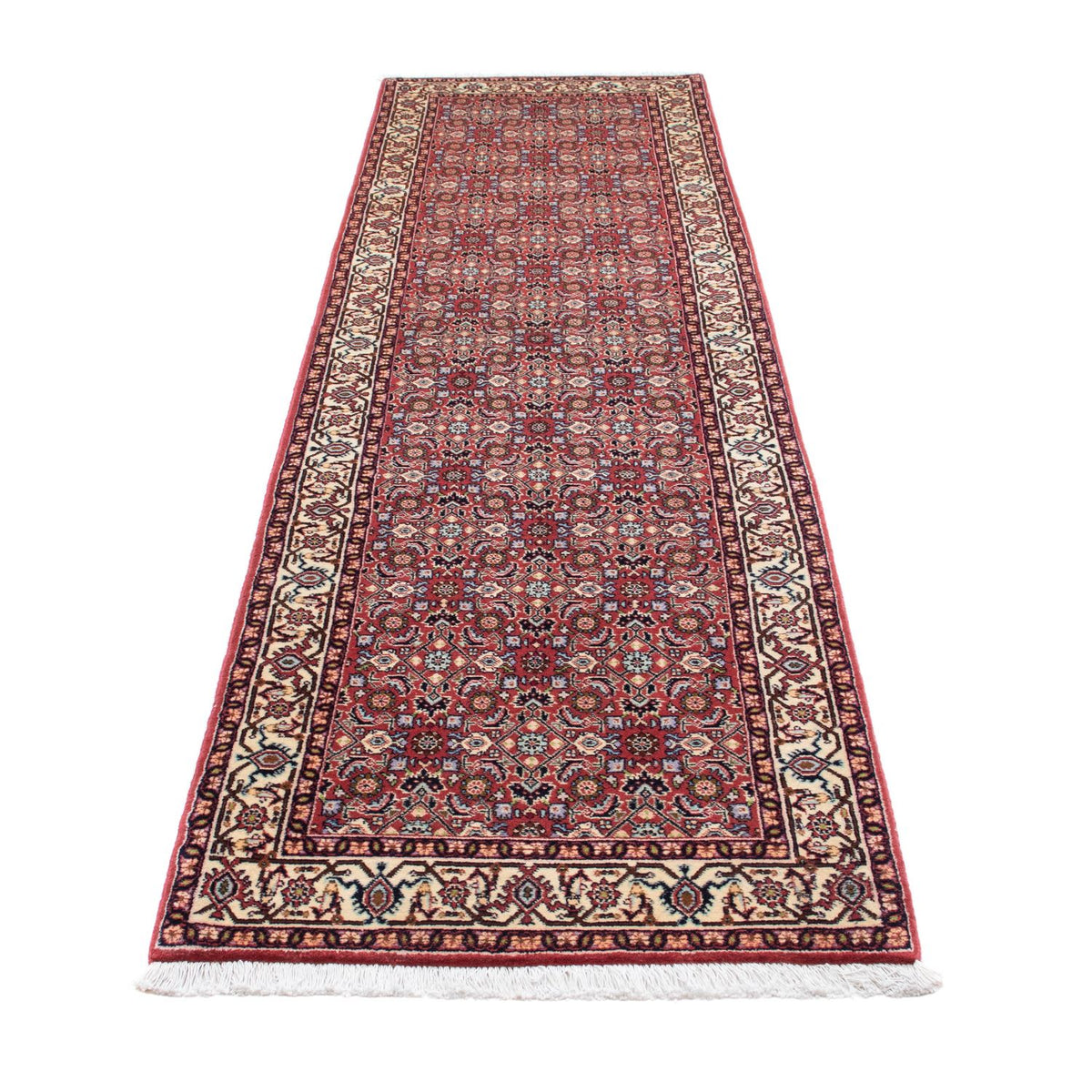 Runner Perser Rug - Bidjar - 293 x 73 cm - light red
