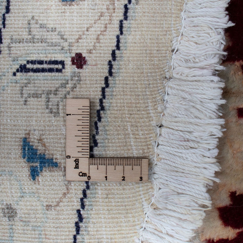 Perser Rug - Nain round  - 280 x 280 cm - dark red