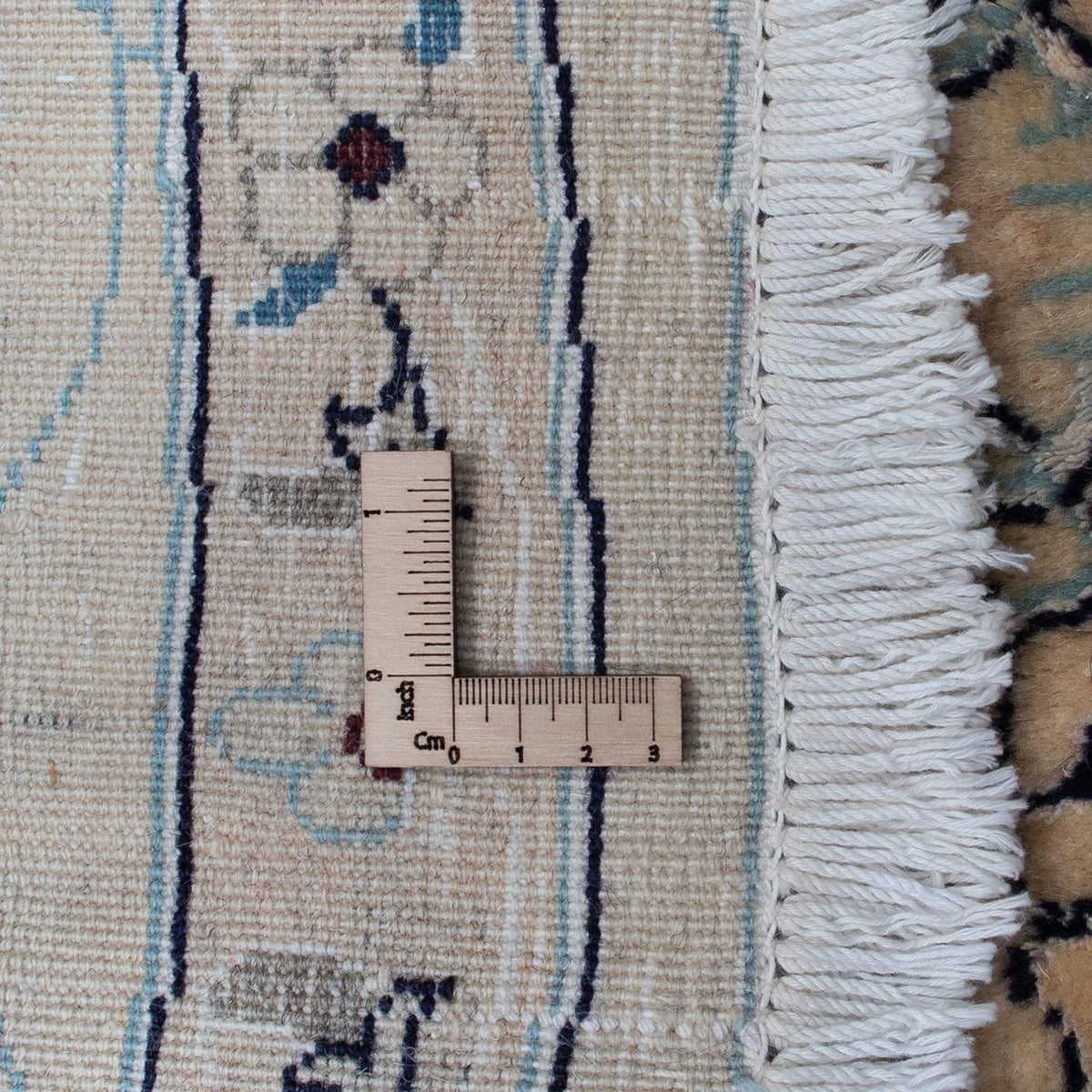 Perser Rug - Nain round  - 246 x 246 cm - dark red