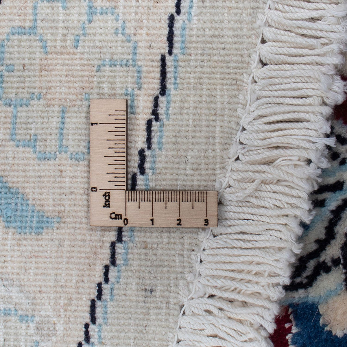 Perser Rug - Nain round  - 293 x 293 cm - dark red