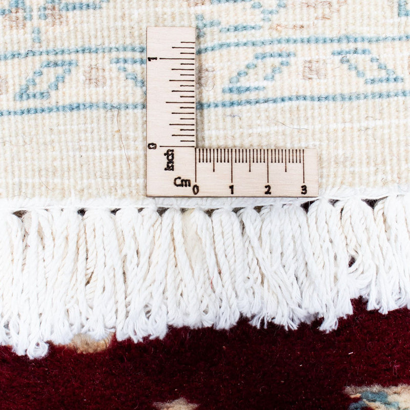 Runner Perser Rug - Nain - 382 x 83 cm - dark red