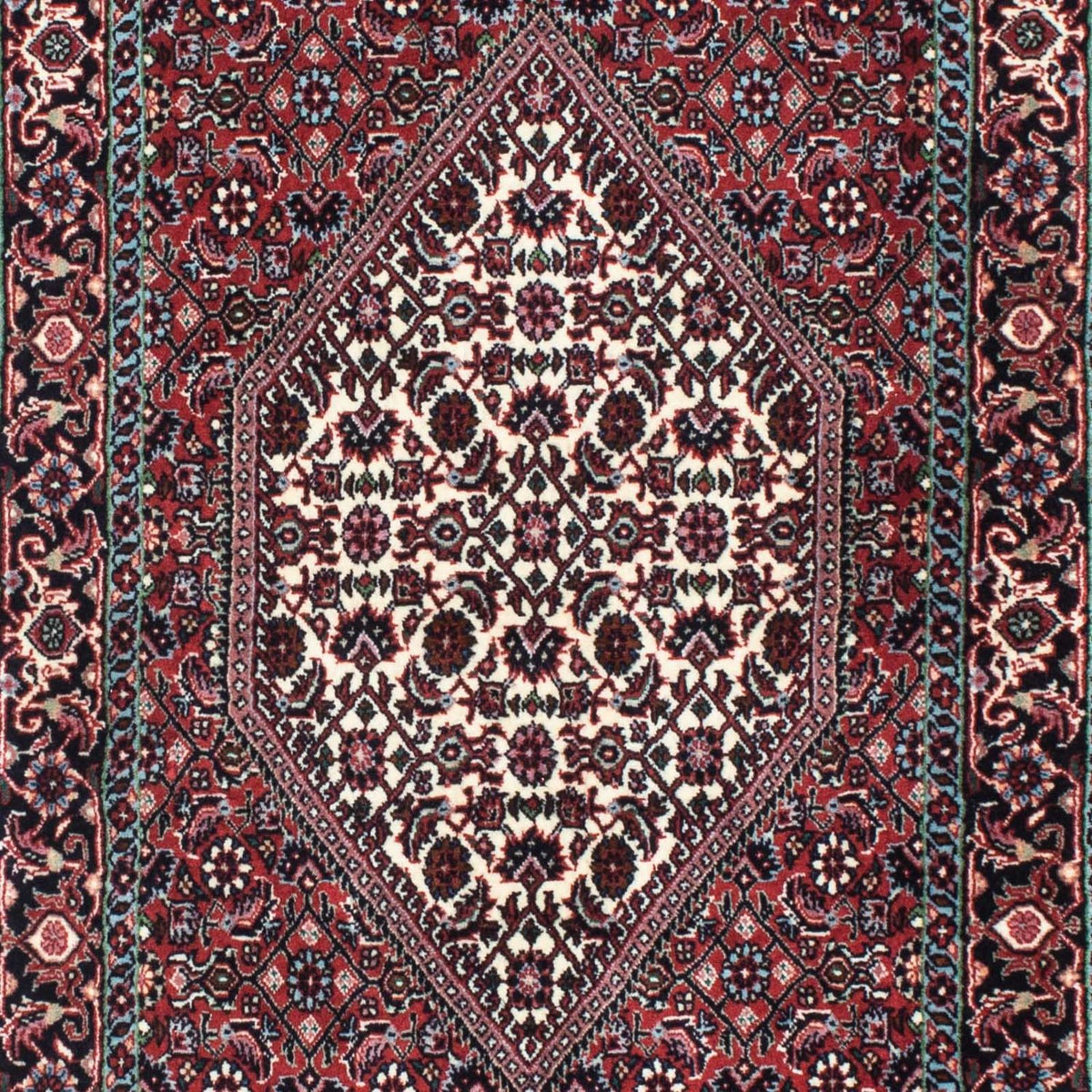 Runner Perser Rug - Bidjar - 212 x 73 cm - red