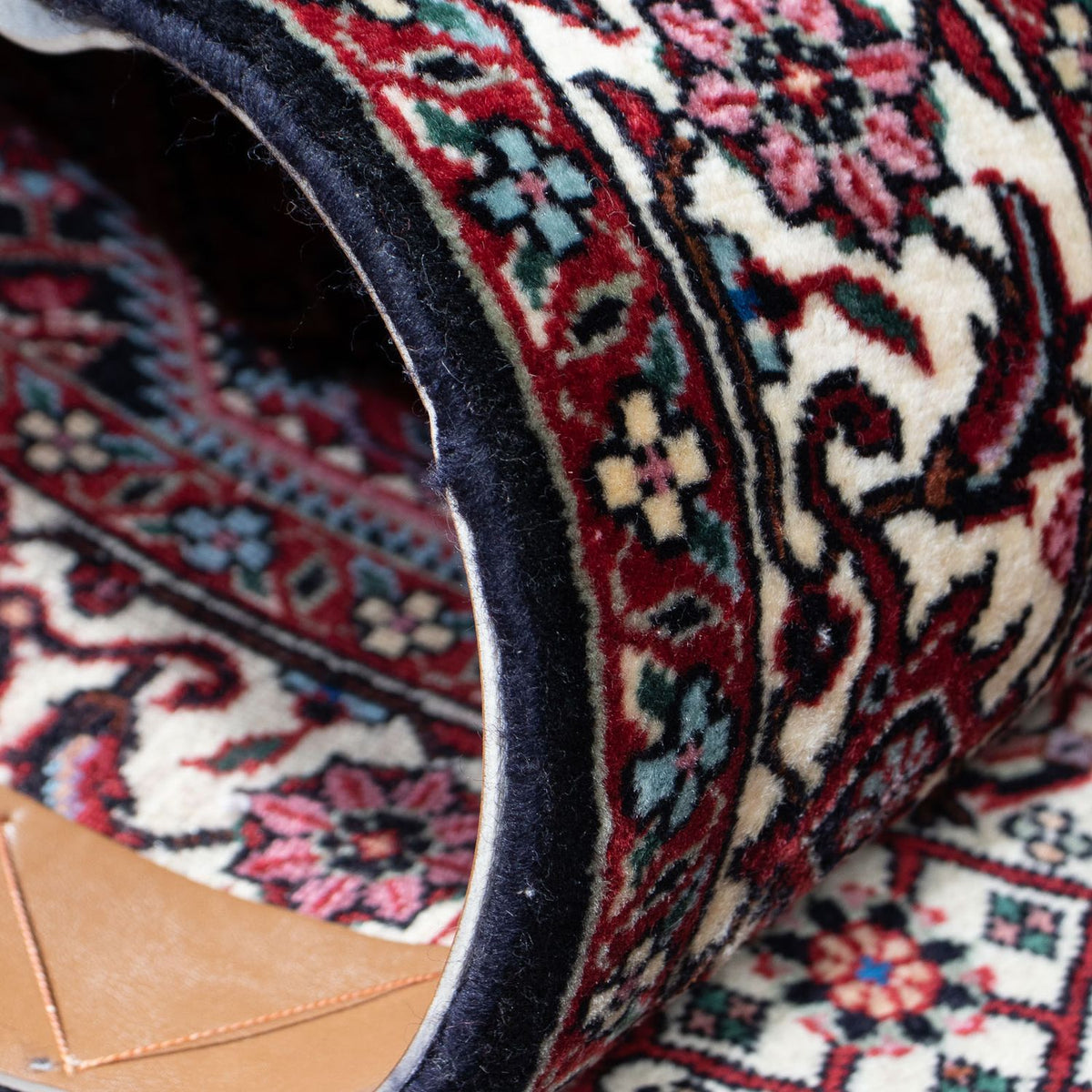 Runner Perser Rug - Bidjar - 208 x 75 cm - dark blue