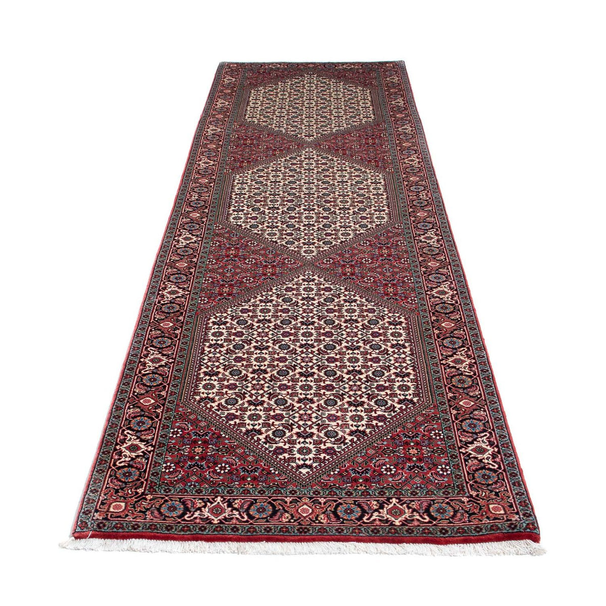 Runner Perser Rug - Bidjar - 305 x 84 cm - beige