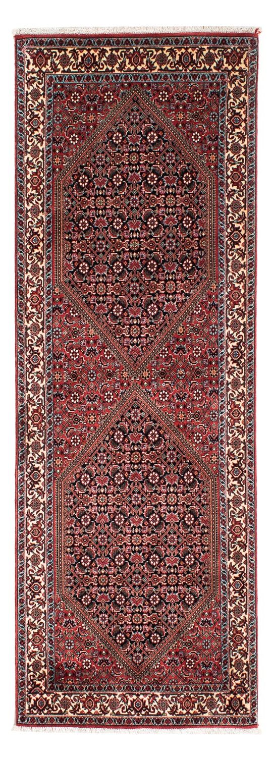 Runner Perser Rug - Bidjar - 211 x 71 cm - dark red