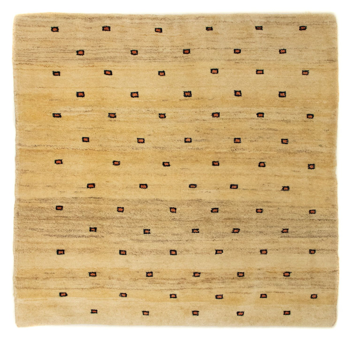 Gabbeh Rug - Perser square  - 102 x 100 cm - beige