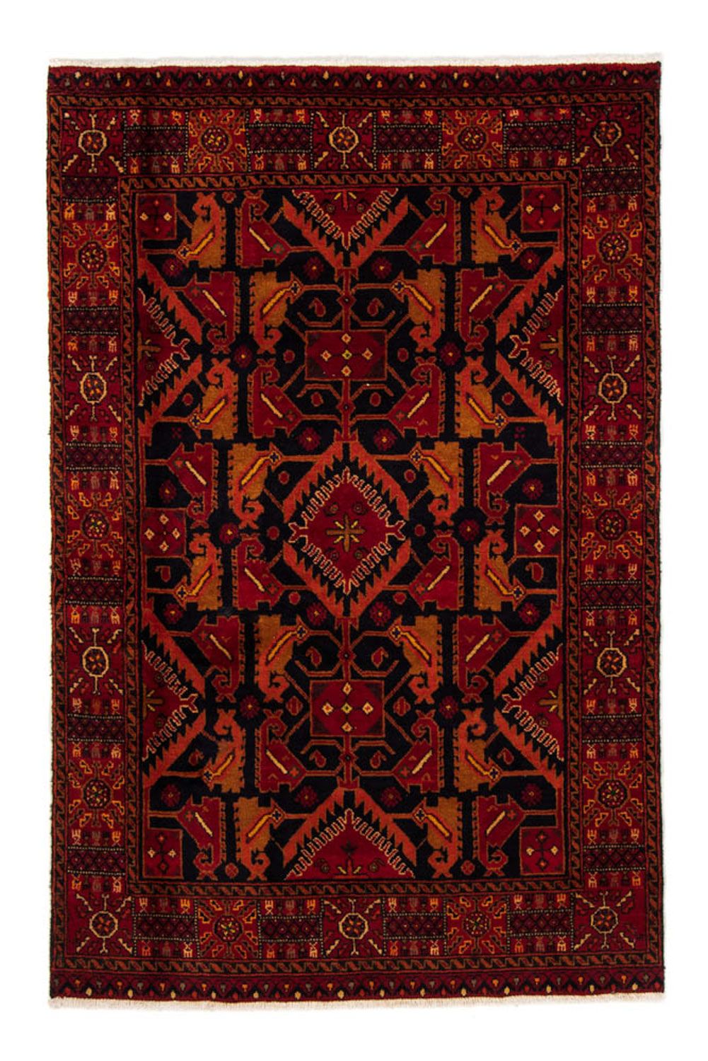 Belutsch Rug - 203 x 130 cm - red