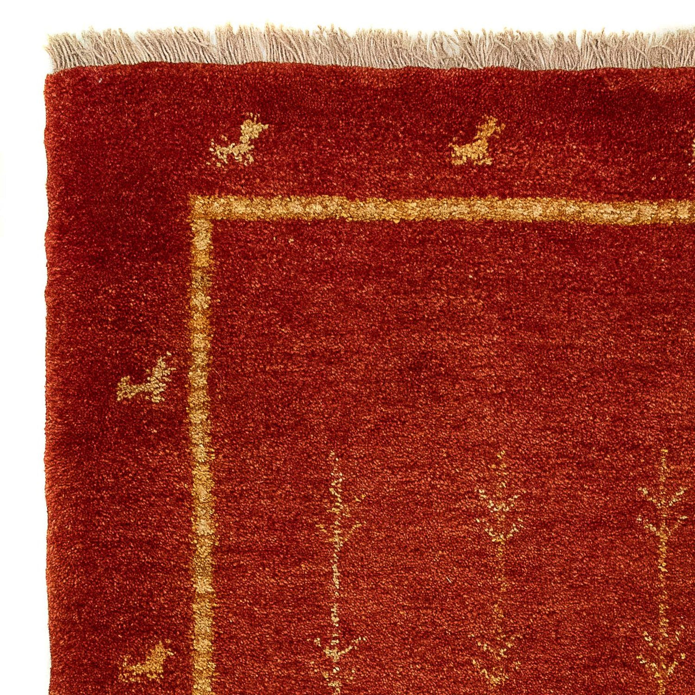 Gabbeh Persisch Teppich 133x84cm - Perserteppich Wollteppich