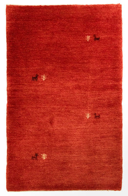 Gabbeh Rug - Perser - 147 x 76 cm - red