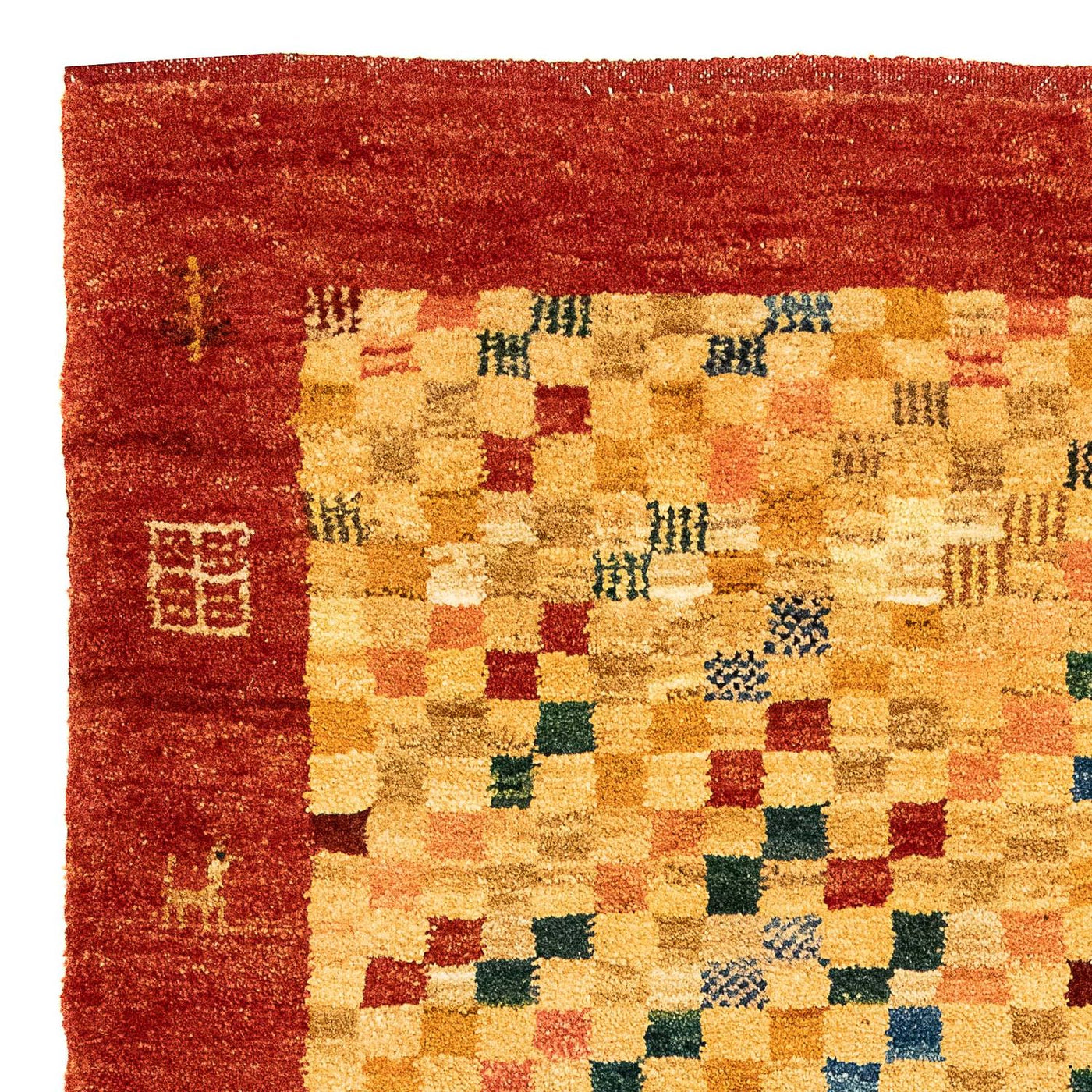 Persian Gabbeh Rug 139x78cm - Perserteppich Wollteppich