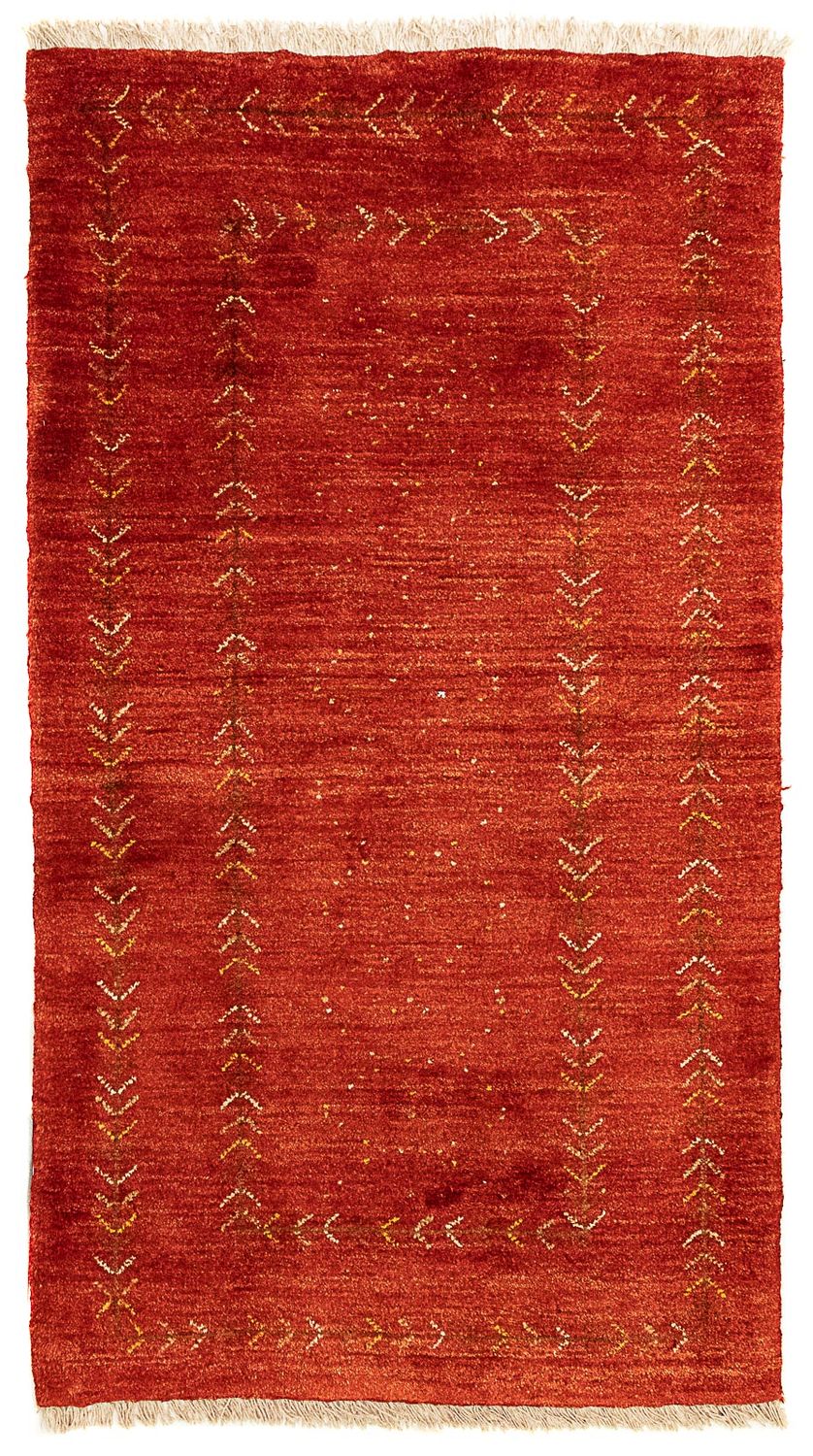 Gabbeh Rug - Perser - 137 x 75 cm - dark red