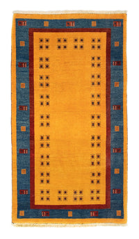 Runner Gabbeh Rug - Loribaft Perser - 194 x 103 cm - gold