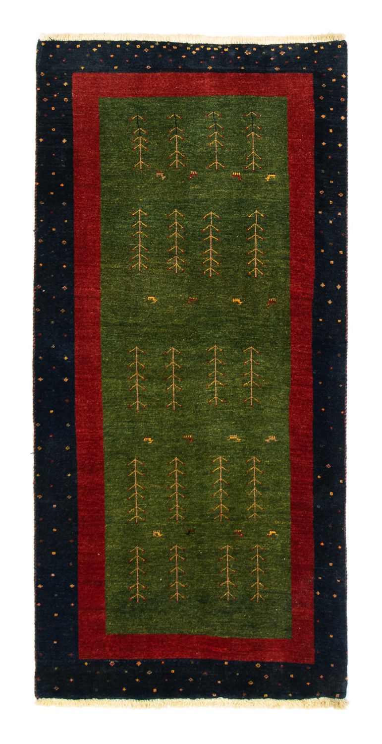 Runner Gabbeh Rug - Loribaft Perser - 203 x 94 cm - multicolored