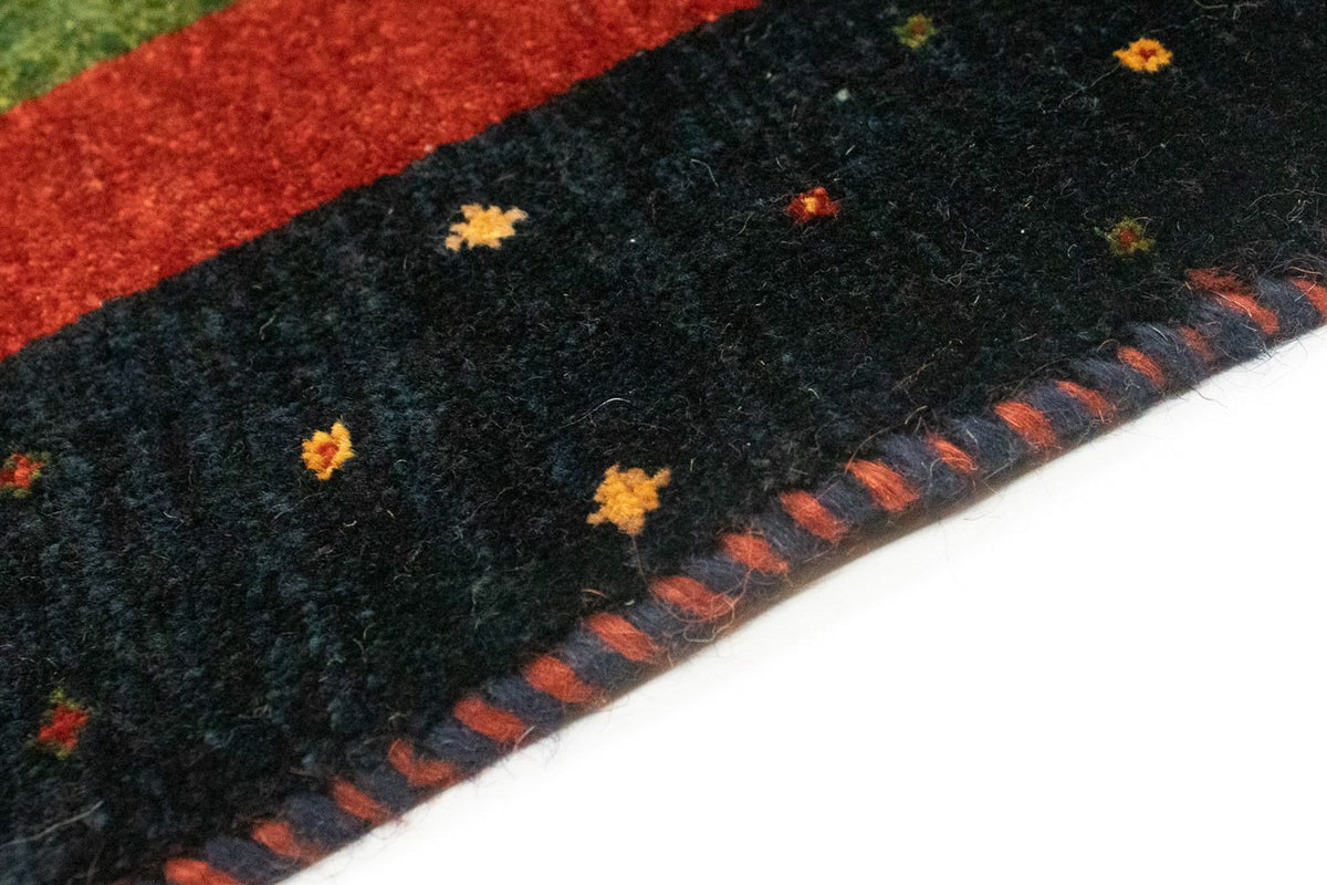 Runner Gabbeh Rug - Loribaft Perser - 203 x 94 cm - multicolored