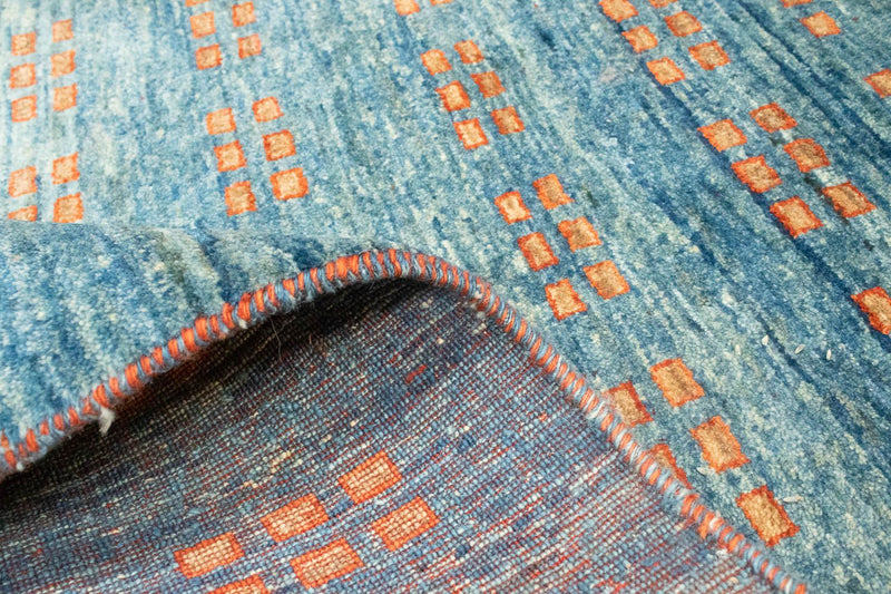 Runner Gabbeh Rug - Loribaft Perser - 188 x 86 cm - blue