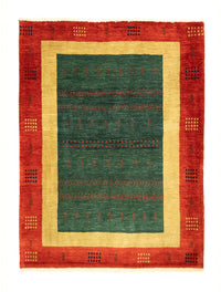 Gabbeh Rug - Loribaft Perser - 181 x 127 cm - green