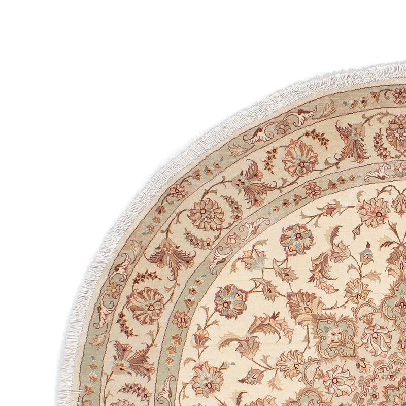 Perser Rug - Tabriz - Royal round  - 146 x 146 cm - beige