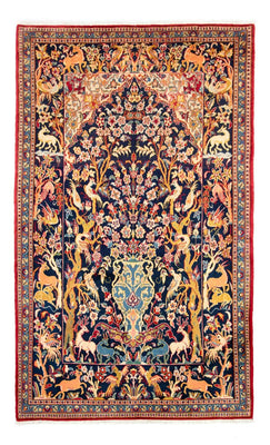 Perser Rug - Ghom - 217 x 134 cm - dark blue