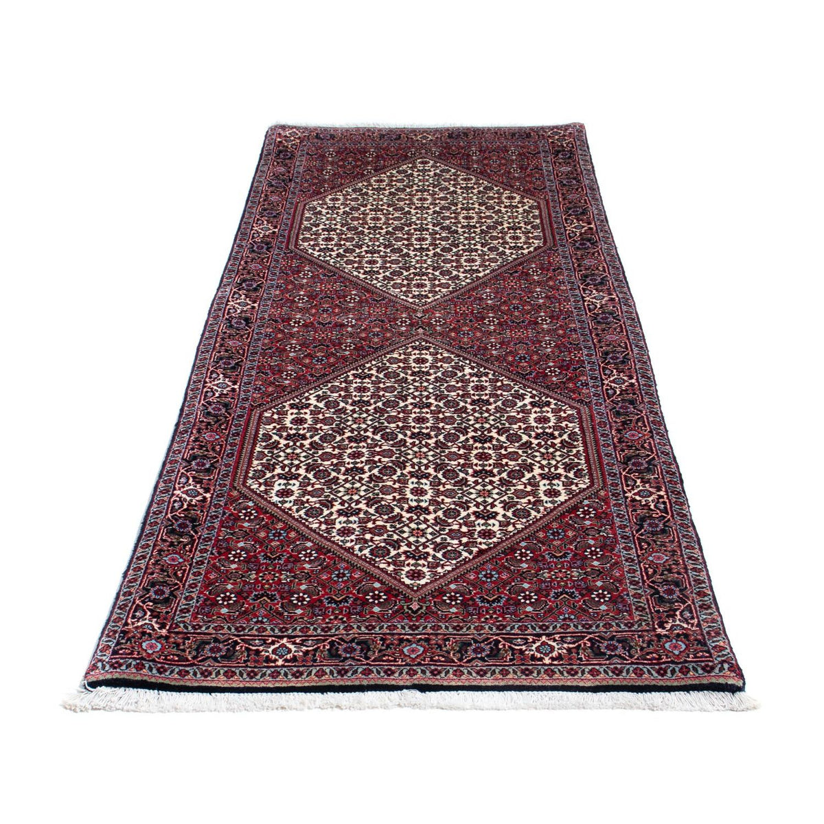Runner Perser Rug - Bidjar - 215 x 80 cm - blue