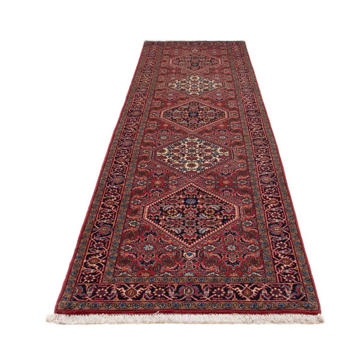 Runner Perser Rug - Bidjar - 305 x 82 cm - light red