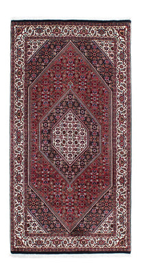 Runner Perser Rug - Bidjar - 202 x 98 cm - dark blue