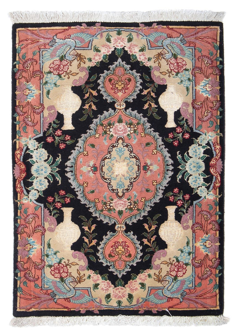 Tabriz - 50 Raj Rug 92x65cm - Persian Rugs