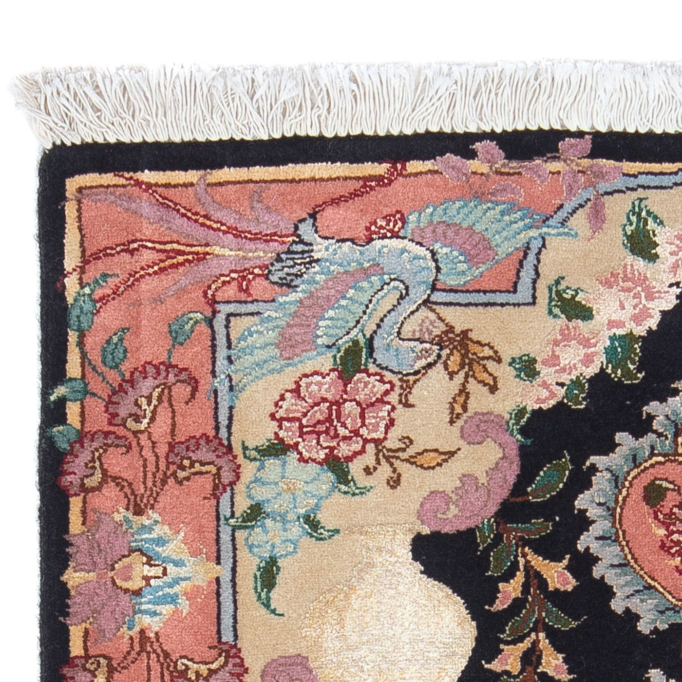 Tabriz - 50 Raj Rug 92x65cm - Persian Rugs
