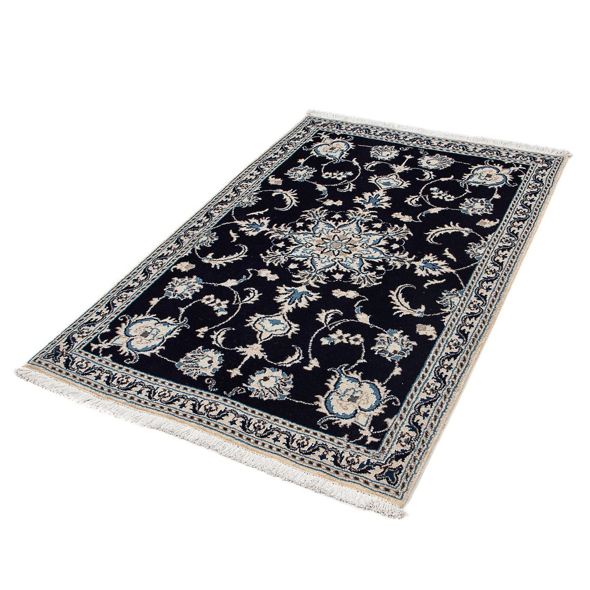 Perser Rug - Nain - 149 x 94 cm - dark blue