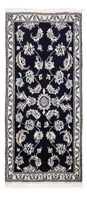 Perser Rug - Nain - 142 x 66 cm - dark blue