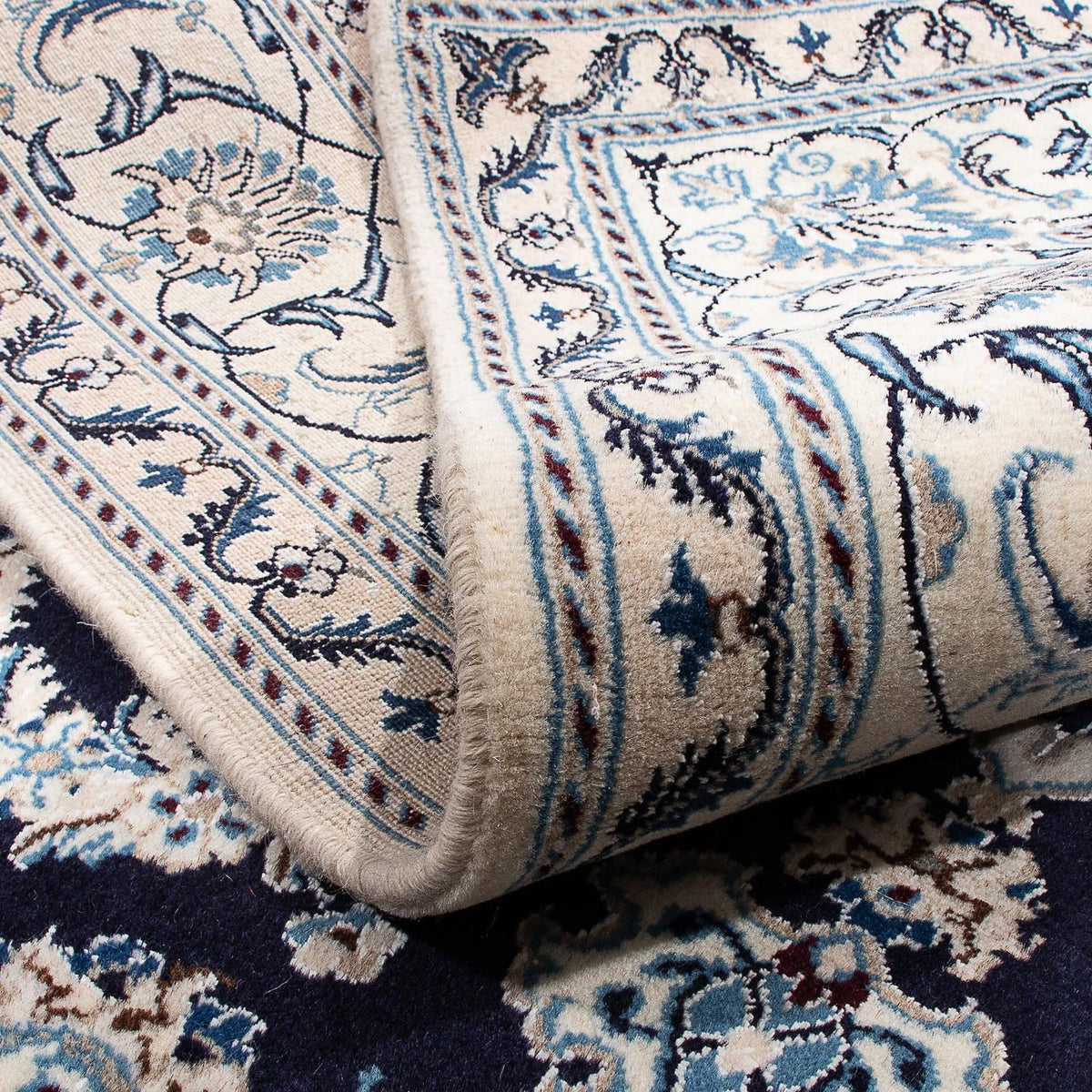 Perser Rug - Nain - 250 x 194 cm - dark blue