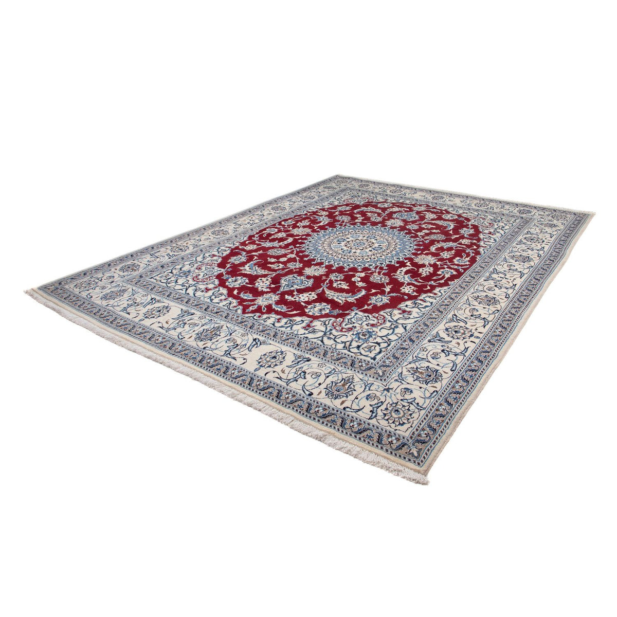 Perser Rug - Nain - 318 x 246 cm - dark red