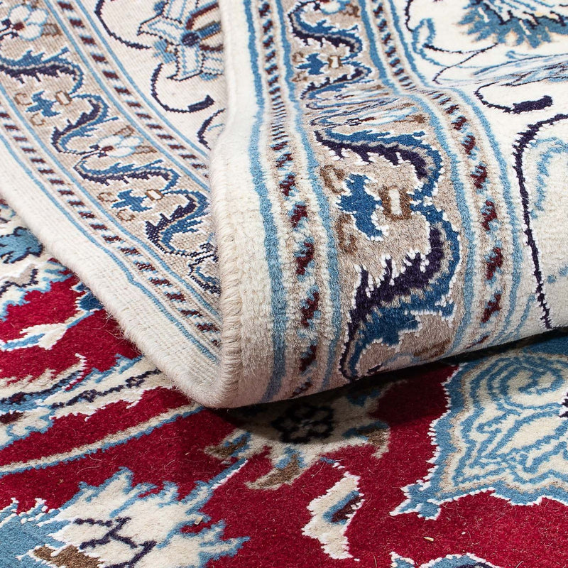 Perser Rug - Nain - 298 x 193 cm - dark red