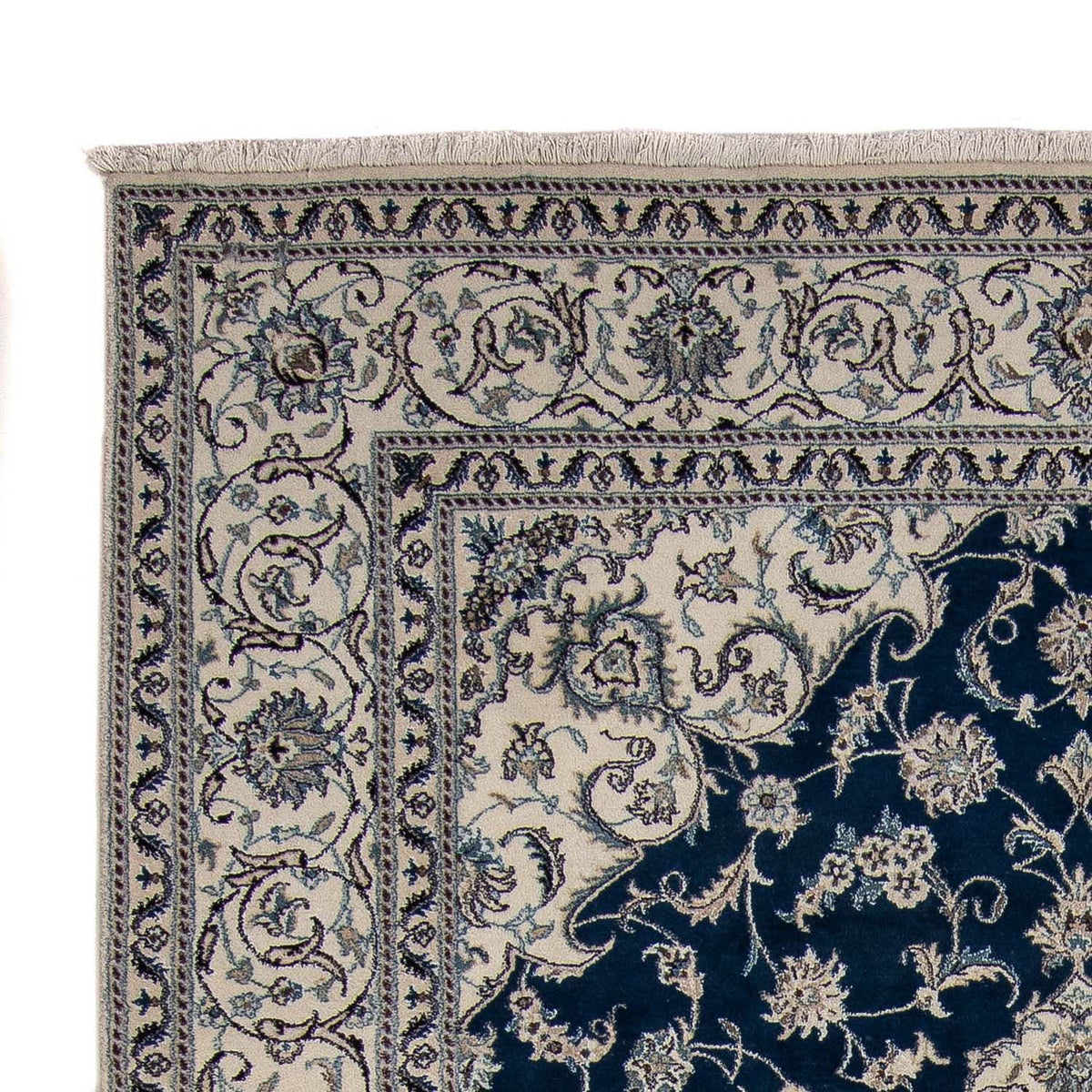 Perser Rug - Nain - 345 x 244 cm - dark blue