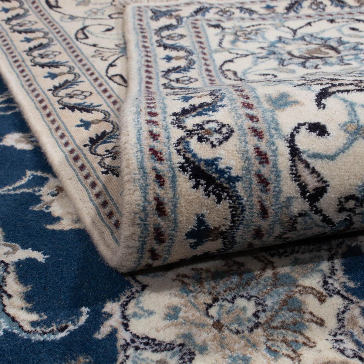 Perser Rug - Nain - 345 x 244 cm - dark blue