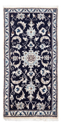 Perser Rug - Nain - 136 x 68 cm - dark blue