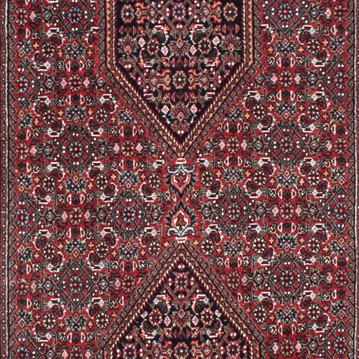Runner Perser Rug - Bidjar - 324 x 83 cm - red