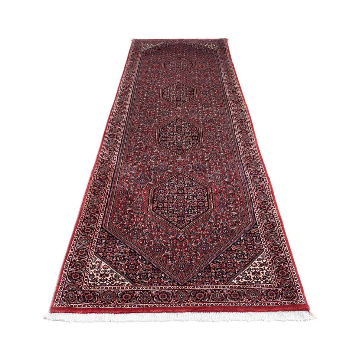 Runner Perser Rug - Bidjar - 324 x 83 cm - red