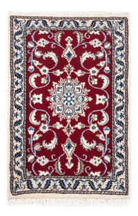Perser Rug - Nain - 90 x 60 cm - dark red
