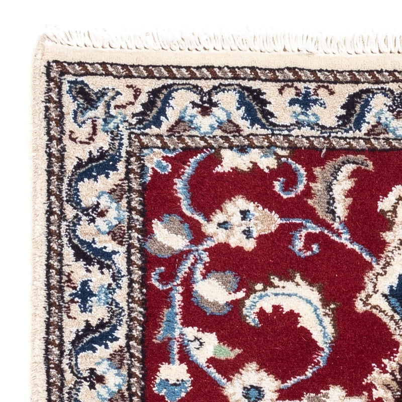 Perser Rug - Nain - 90 x 60 cm - dark red