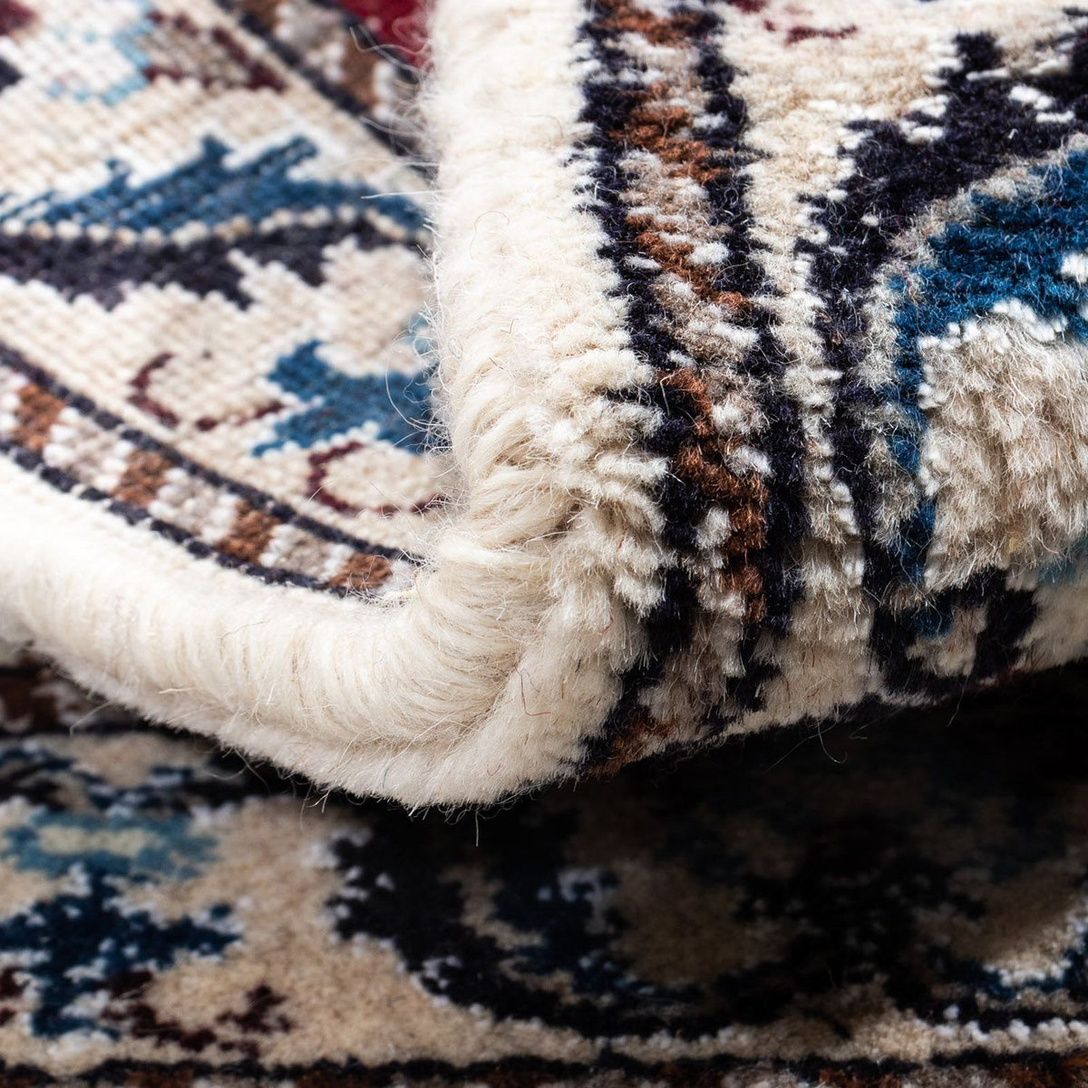 Perser Rug - Nain - 90 x 60 cm - dark red