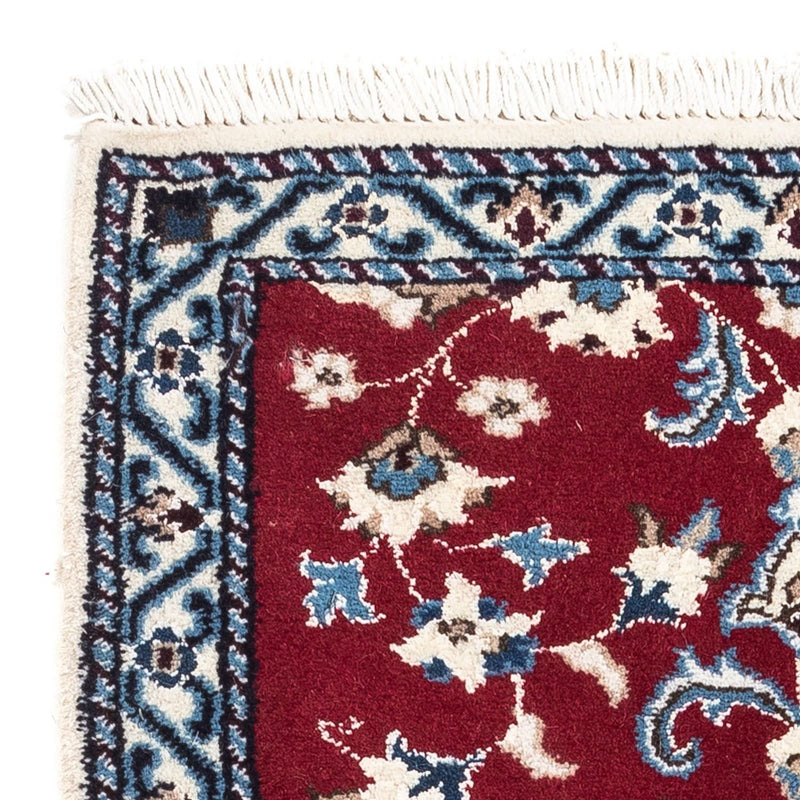 Perser Rug - Nain - 90 x 60 cm - dark red