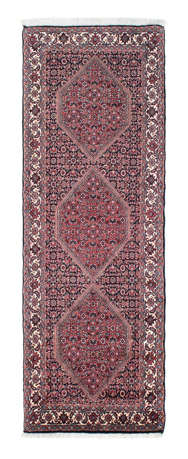 Runner Perser Rug - Bidjar - 208 x 73 cm - dark blue