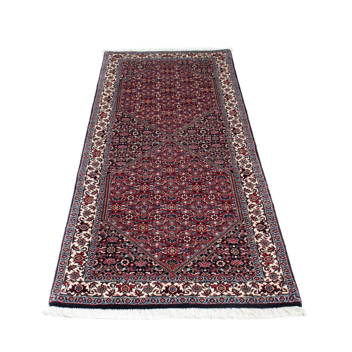 Runner Perser Rug - Bidjar - 205 x 73 cm - dark blue